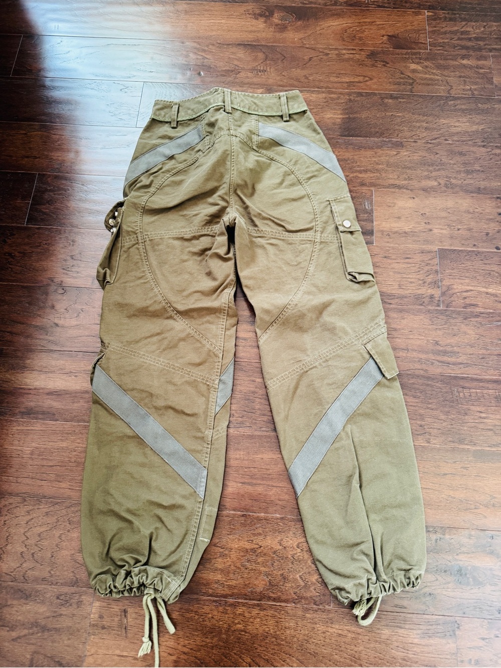 Olive Utility Cargo Joggers - Picture 2 of 5
